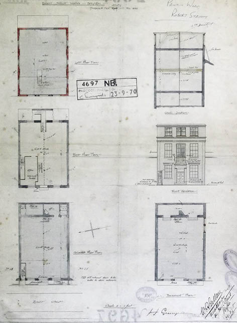 Architectural Drawing for the Reason Manufacturing Company’s Robert Street works. Image courtesy of East Sussex Record Office